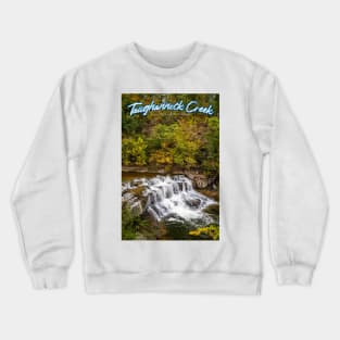 Taughannock Creek Tompkins County New York Crewneck Sweatshirt